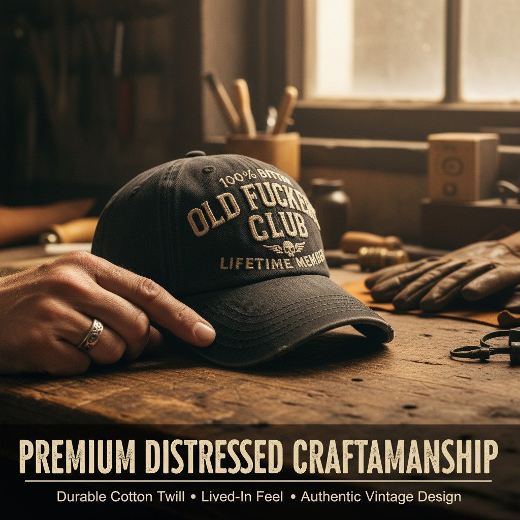 🔥 Today Only: FREE Collector Coin🔥 | 💀 Old Fuckers Club 2026 Ultimate Skull Gift Set — Cap + Bracelet + Vintage Lighter + Mug（5PS）