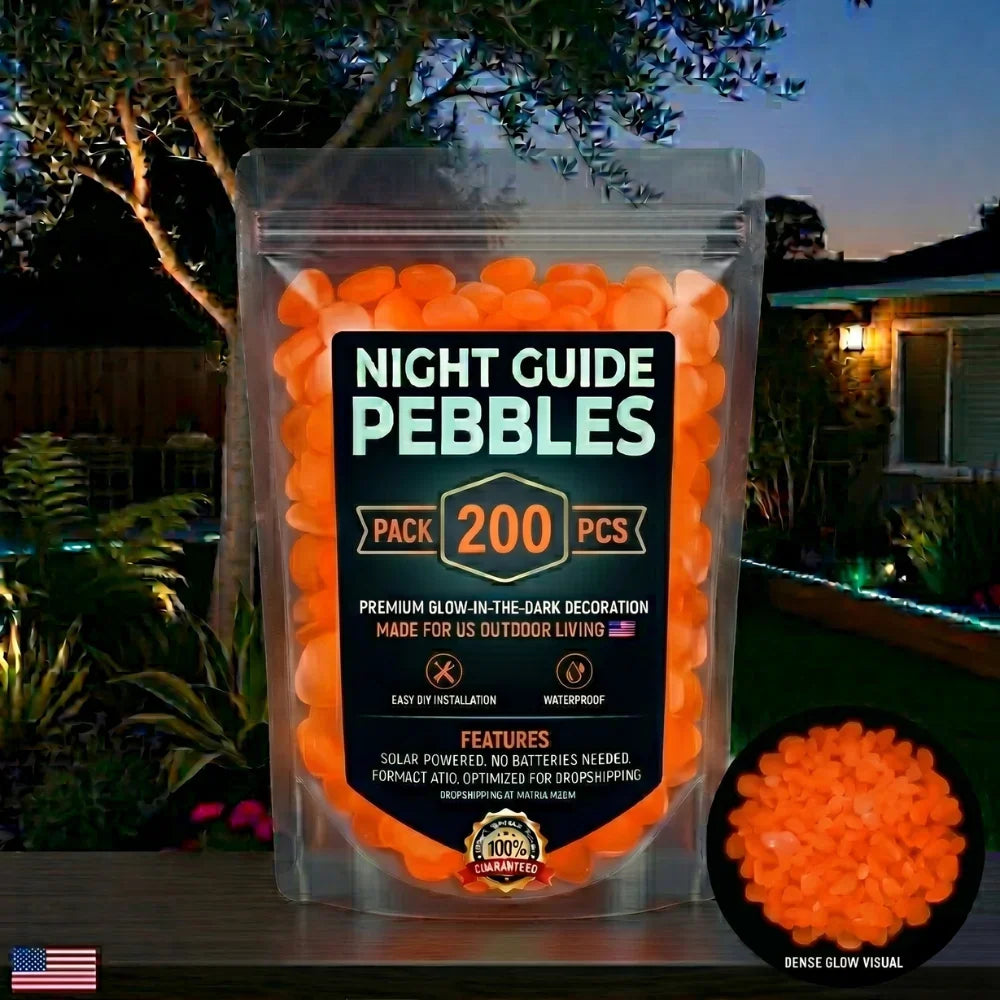 💥LAST DAY SALE 50%OFF💥🌈Colorful Glow-in-the-Dark Garden Stones