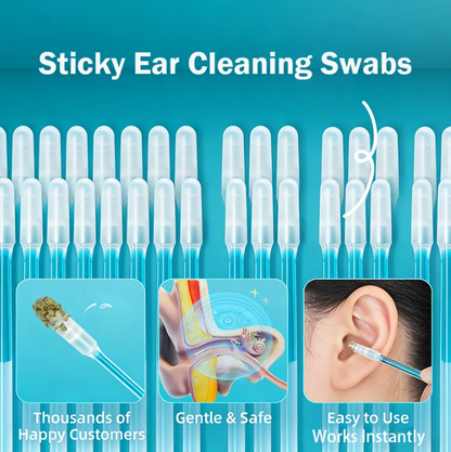 Last Day 70% OFF 👂 Sticky Ear Cleaning Sticks – Gentle, Visible Ear Care