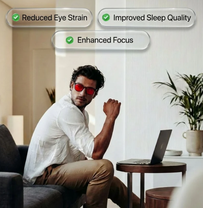 Flow State™ Unisex Red Lens Blue Light Glasses