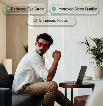 Flow State™ Unisex Red Lens Blue Light Glasses