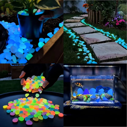 💥LAST DAY SALE 50%OFF💥🌈Colorful Glow-in-the-Dark Garden Stones