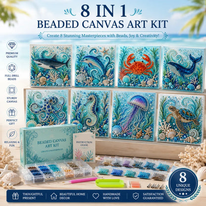 🔥Last Day 49% OFF - 🌊✨Ocean Theme Pearl Art DIY Kit