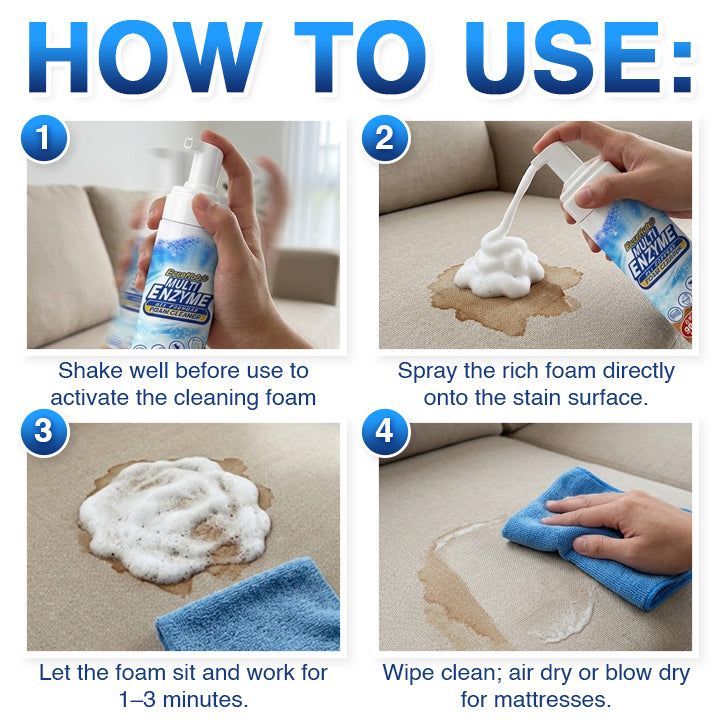 EaseHub® Multi-Enzyme Foam Cleaner ✨