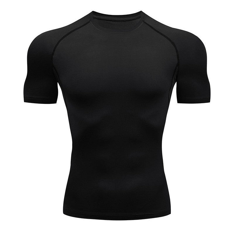 Men Padded Muscle Shaper Compression Undershirt
