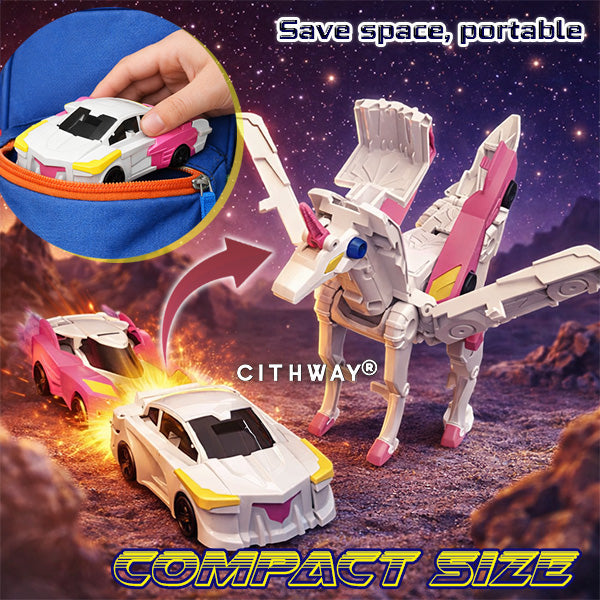 Cithway® Magnetic Dino Transformer Car