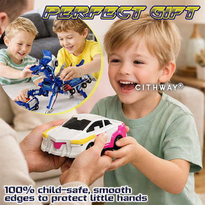 Cithway® Magnetic Dino Transformer Car