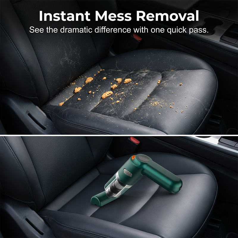 ⏳Limited-time 50% off⏰Cordless car vacuum – 10000Pa suction, lightweight, long battery life!🚗💨