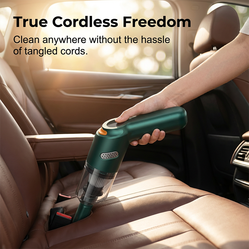 ⏳Limited-time 50% off⏰Cordless car vacuum – 10000Pa suction, lightweight, long battery life!🚗💨