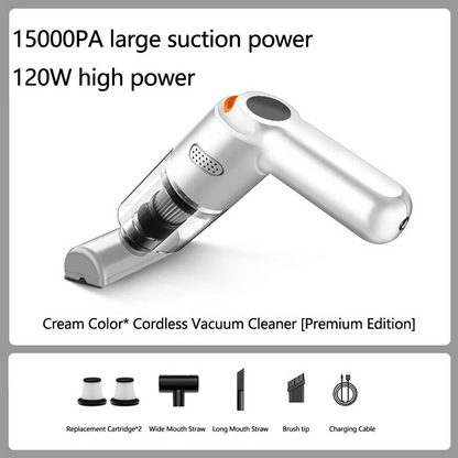 ⏳Limited-time 50% off⏰Cordless car vacuum – 10000Pa suction, lightweight, long battery life!🚗💨
