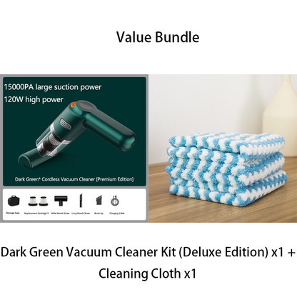 ⏳Limited-time 50% off⏰Cordless car vacuum – 10000Pa suction, lightweight, long battery life!🚗💨