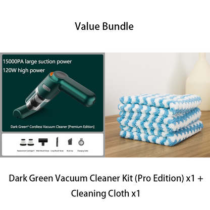 ⏳Limited-time 50% off⏰Cordless car vacuum – 10000Pa suction, lightweight, long battery life!🚗💨