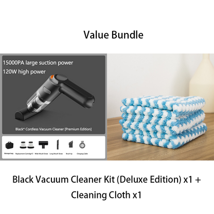 ⏳Limited-time 50% off⏰Cordless car vacuum – 10000Pa suction, lightweight, long battery life!🚗💨
