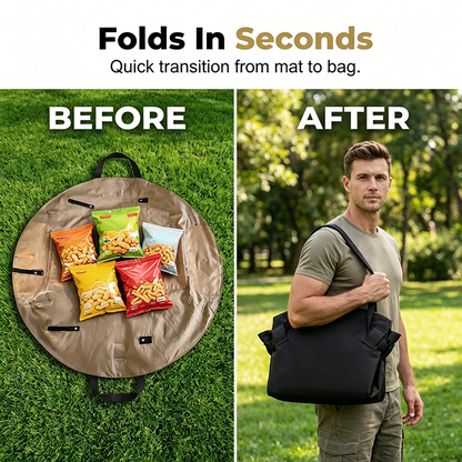 🧺✨ 2-in-1 Convertible Picnic Mat Tote Bag – Portable Large-Capacity Travel Storage Handbag ✈️📦 | Now 60% Off 🔥