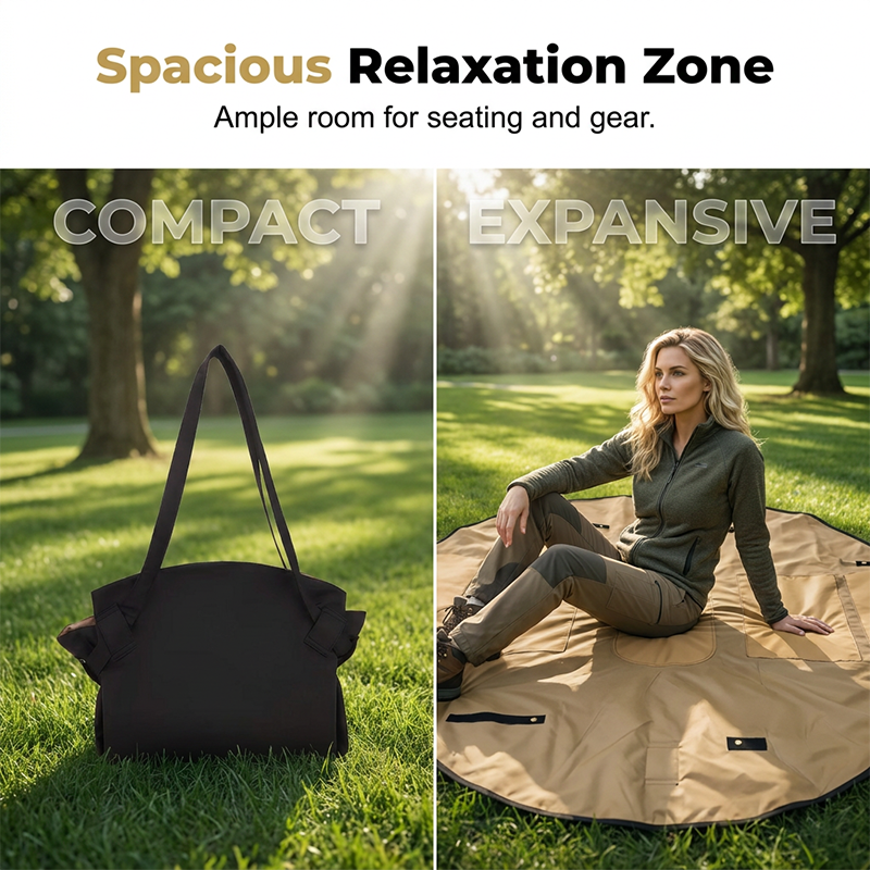 🧺✨ 2-in-1 Convertible Picnic Mat Tote Bag – Portable Large-Capacity Travel Storage Handbag ✈️📦 | Now 60% Off 🔥