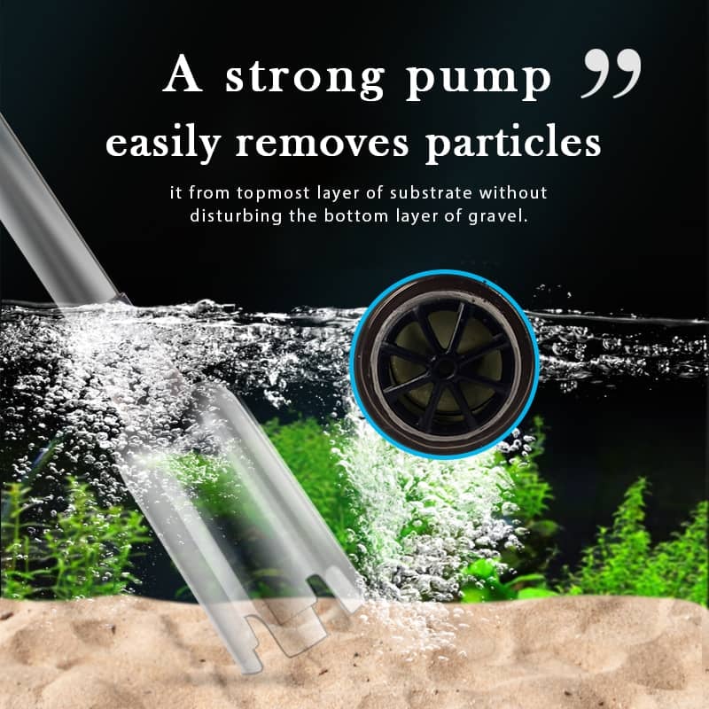 🐠 Electric Aquarium Gravel Cleaner – Battery-Powered Fish Tank Vacuum For Easier Cleaning 💧