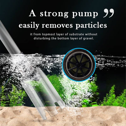 🐠 Electric Aquarium Gravel Cleaner – Battery-Powered Fish Tank Vacuum For Easier Cleaning 💧