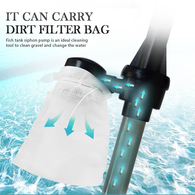 🐠 Electric Aquarium Gravel Cleaner – Battery-Powered Fish Tank Vacuum For Easier Cleaning 💧